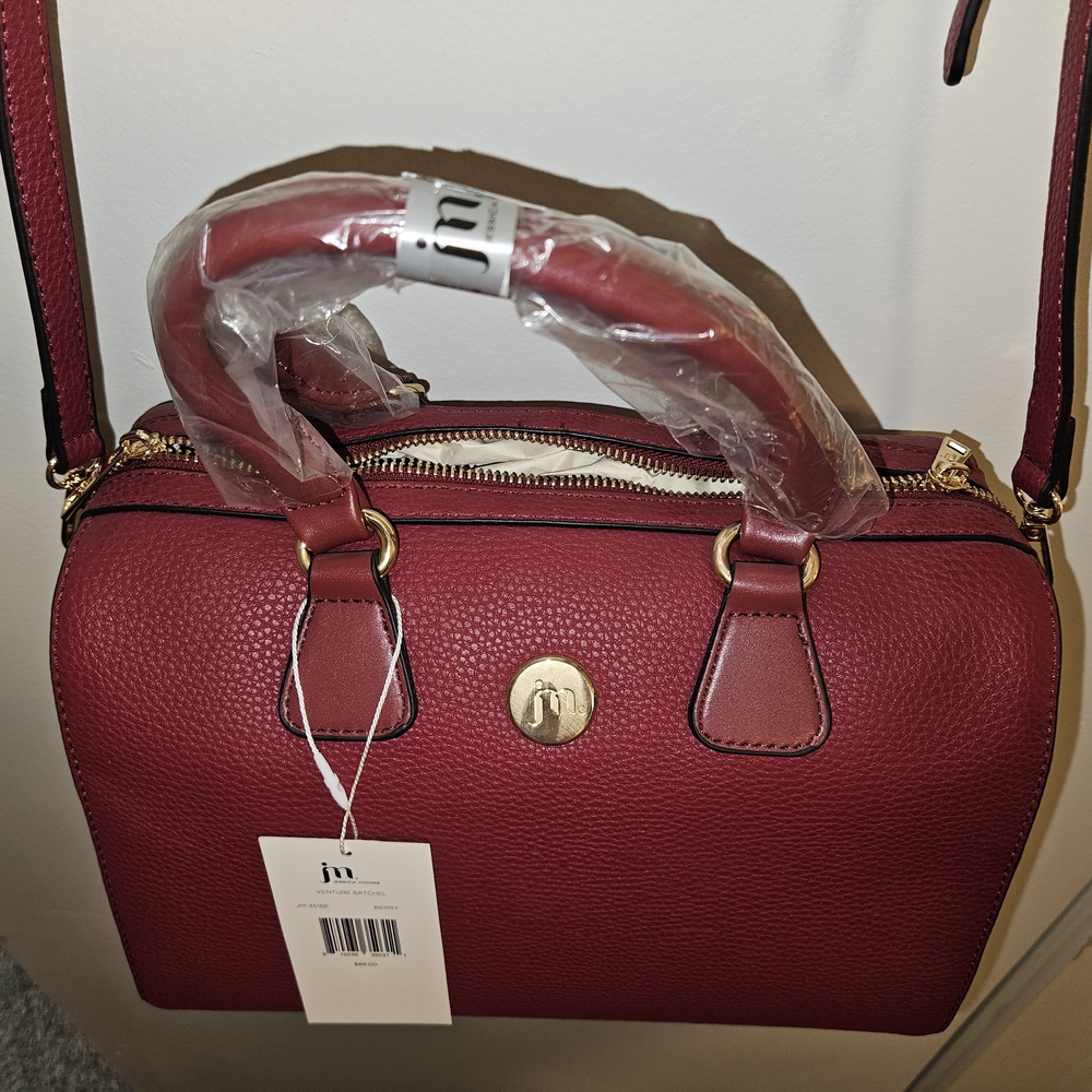 Collection Burgundy Dome Satchel - - Picture 3 of 7